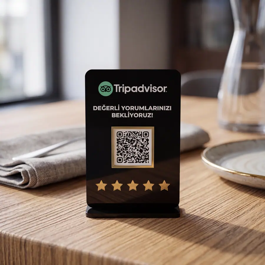 Ekonomik QR Stand örneği