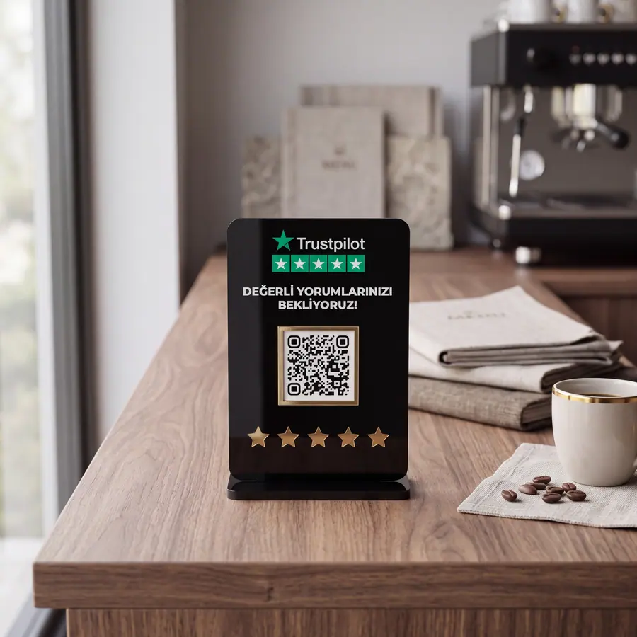 Ekonomik QR Stand örneği