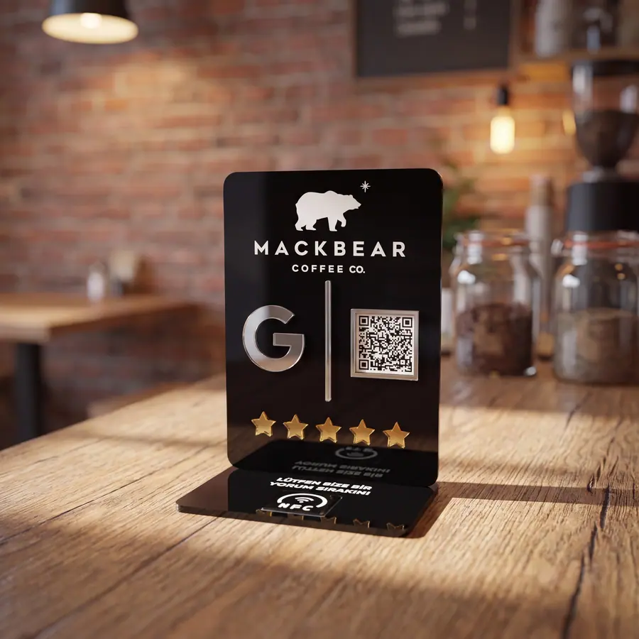 1 QR + 1 NFC örneği