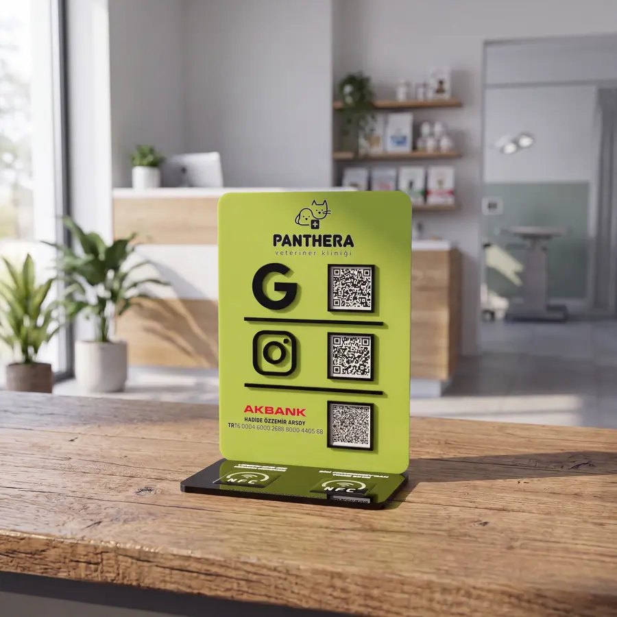 3 QR + 2 NFC örneği
