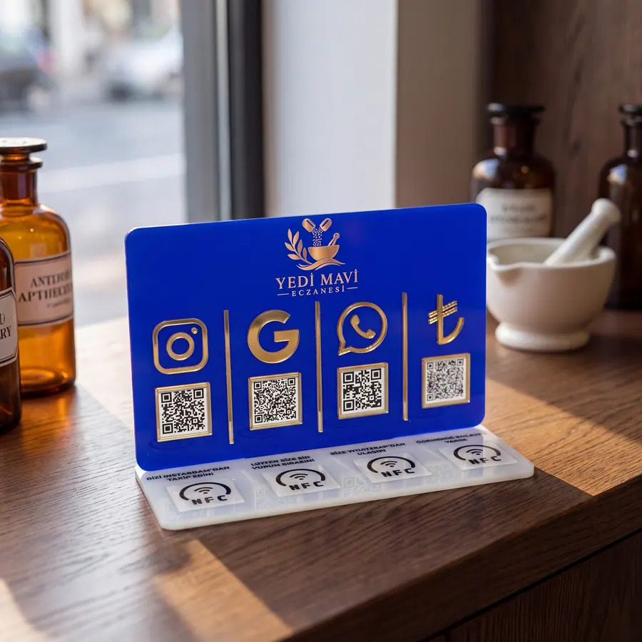 4 QR + 4 NFC örneği